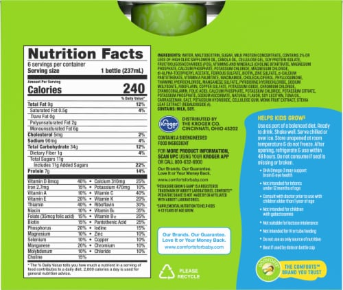 Comforts™ Vanilla Pediatric Shake Multipack Perspective: back