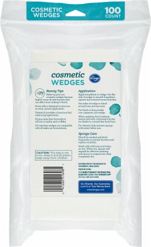 Kroger® Cosmetic Wedges Perspective: back
