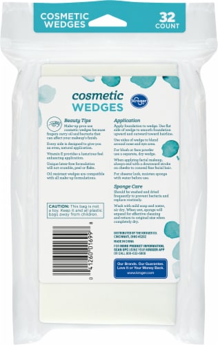 Kroger® Cosmetic Wedges Perspective: back