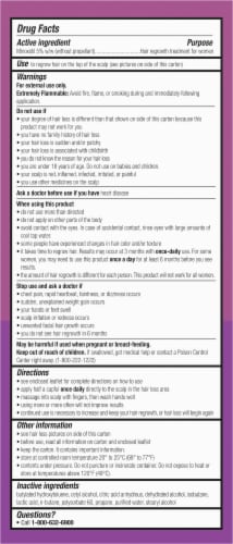 Kroger® Women's Hair Regrow 120 Foam Treatment Perspective: back