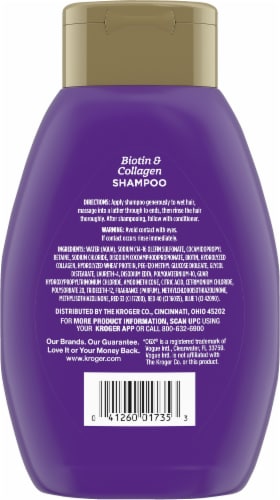Kroger® Biotin & Collagen Shampoo Perspective: back