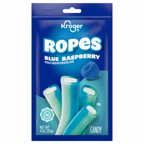 Kroger Blue Raspberry Candy Ropes Perspective: back