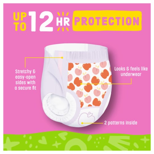 Comforts™ Day or Night Training Pants Girls 2T-3T (18-34 lbs) Perspective: back