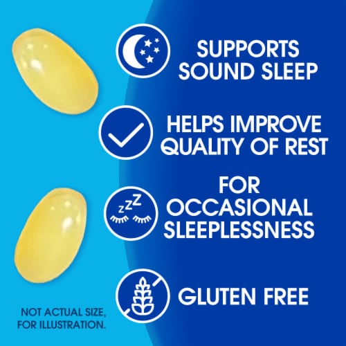 Kroger® Melatonin Softgels 5mg Perspective: back
