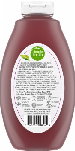 Simple Truth Blueberry Strawberry Acai Jelly Body Wash Perspective: back