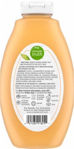 Simple Truth Peach Apricot Jelly Body Wash Perspective: back