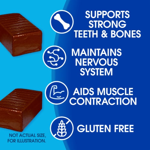 Kroger® Chocolate Calcium Chews Perspective: back