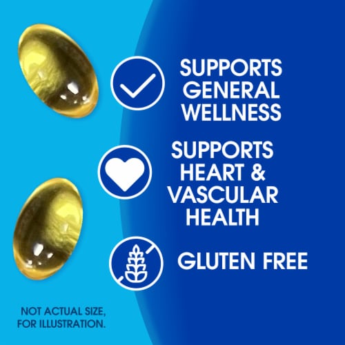 Kroger® Fish Oil Wild Alaskan Softgels 1000mg Perspective: back