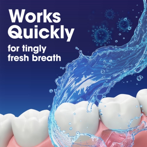 Kroger® Alcohol Free Fresh Breath Mouthwash Ice Mint Perspective: back