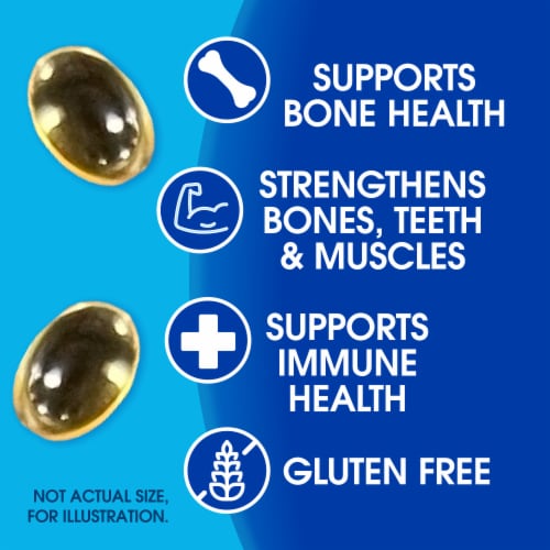 Kroger® Vitamin D Softgels Perspective: back