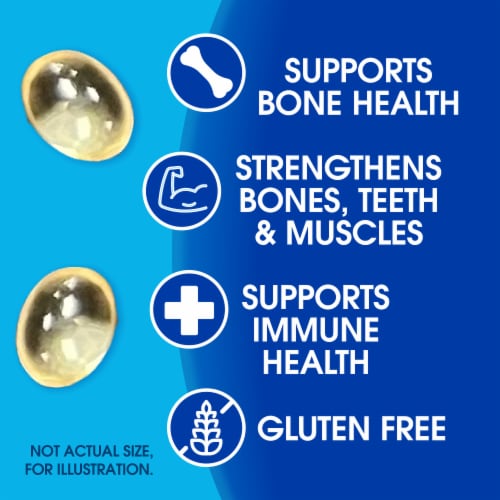 Kroger® Vitamin D3 Softgels Perspective: back