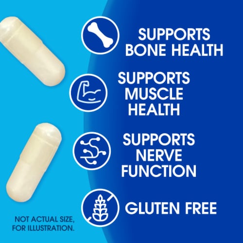 Kroger® Magnesium Citrate Capsules 100mg Perspective: back