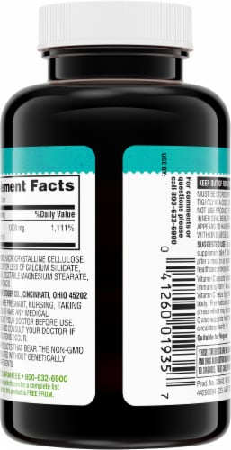 Simple Truth® Vitamin C Dietary Supplement Perspective: back