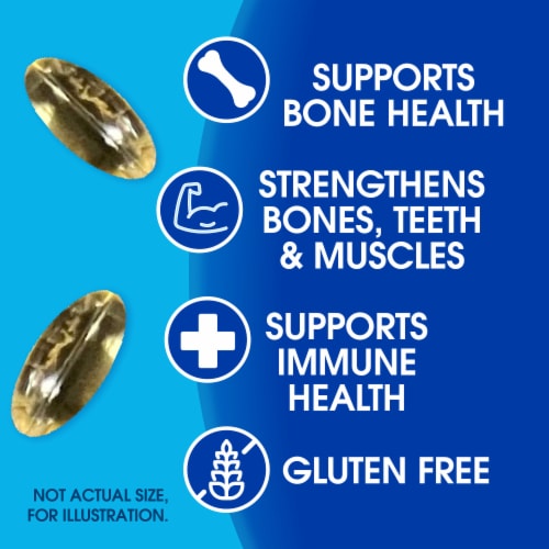 Kroger® Vitamin D3 Softgels 125mcg Perspective: back