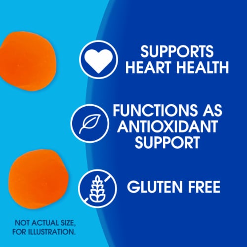 Kroger® Coenzyme Q-10 Gummies Peach Mango 200mg Perspective: back