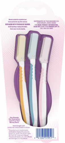 Kroger® Touch Up Razor Dermaplane Disposable Refills Perspective: back