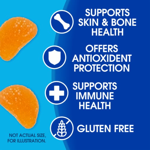 Kroger® Vitamin C Gummies Orange 375mg Perspective: back