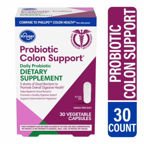 Kroger® Probiotic Colon Support Perspective: back