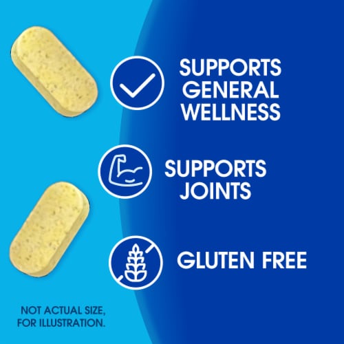 Kroger® 3X Glucosamine Chondroitin/MSM Complex Caplets Perspective: back