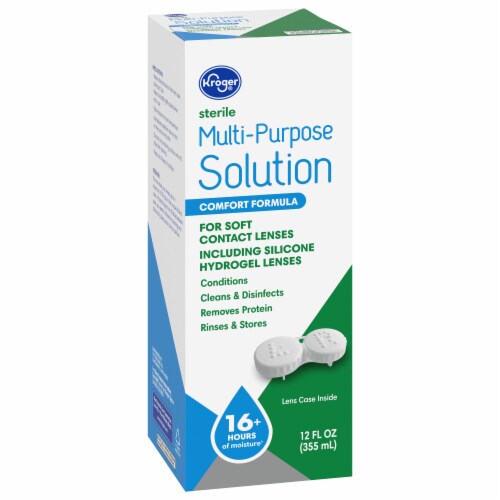 Kroger® Multi-Purpose Contact Solution Perspective: back