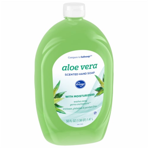 Kroger® Aloe Vera Scent Antibacterial Liquid Hand Soap Refill Perspective: back