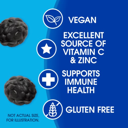 Kroger® Black Elderberry Gummies Perspective: back