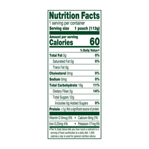 Simple Truth Organic® Dairy-Free Apple Banana Strawberry Oatmeal Stage 4 Baby Food Puree Perspective: back