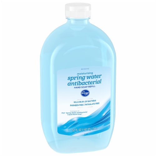Kroger® Spring Water Scent Antibacterial Liquid Hand Soap Refill Perspective: back
