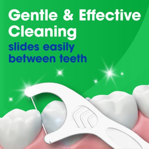 Kroger® Hi-Performance Flossers Mint Perspective: back