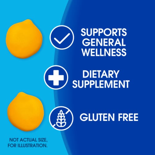 Kroger® Tumeric + Ginger Gummies Perspective: back
