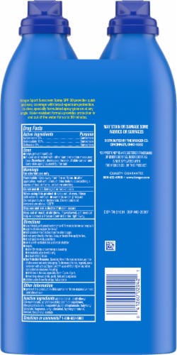 Kroger® Sport Sunscreen Spray SPF 30 Perspective: back
