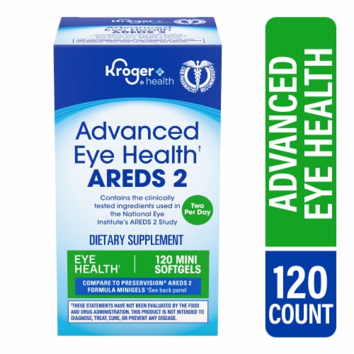 Kroger® Advanced Eye Health AREDS 2 Mini Softgels Perspective: back