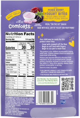 Comforts™ Mixed Berry Yogurt Bites Perspective: back
