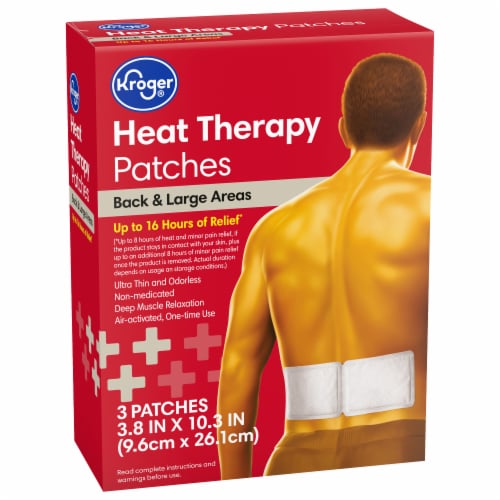 Kroger® Back & Large Areas Heat Therapy Patches Perspective: back