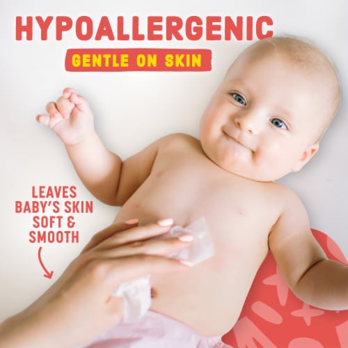 Comforts™ Fragrance Free Baby Wipes Perspective: back