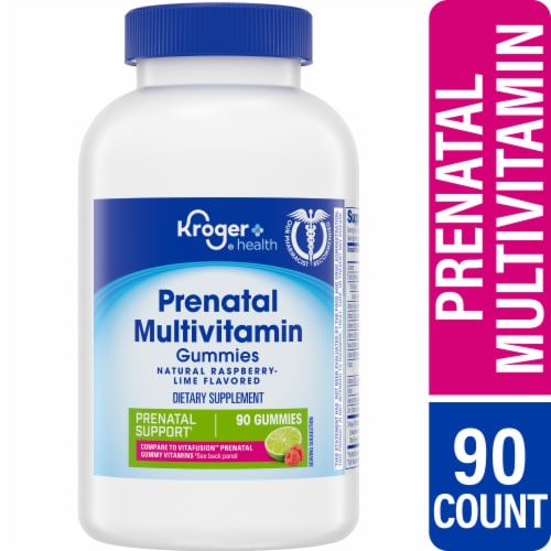 Kroger® Prenatal Multivitamin Gummies Raspberry Lime Perspective: back