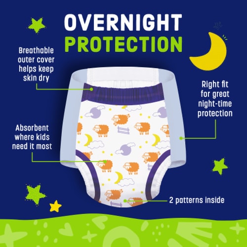Comforts™ Night Pants Boys & Girls S/M (38-65 lbs) Perspective: back