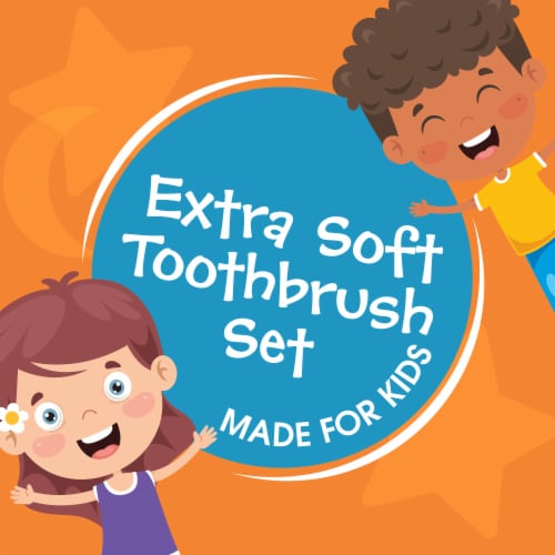 Kroger® Kids Suction Cup Toothbrushes With Extra Soft Bristles Perspective: back
