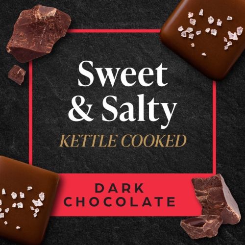 Private Selection® Dark Chocolate Sea Salt Caramels Bag Perspective: back