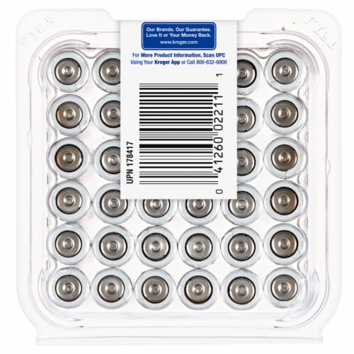 Kroger® Alkaline AAA Batteries Value Pack Perspective: back