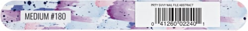 Pretty Savvy Abstract Nail File Perspective: back