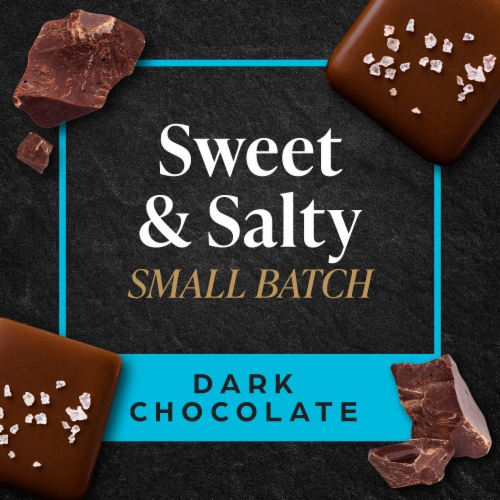 Private Selection® Dark Chocolate Sea Salt Truffles Bag Perspective: back