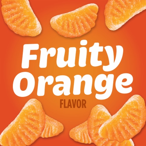 Kroger® Orange Fruit Slices Gummy Candy Bag Perspective: back