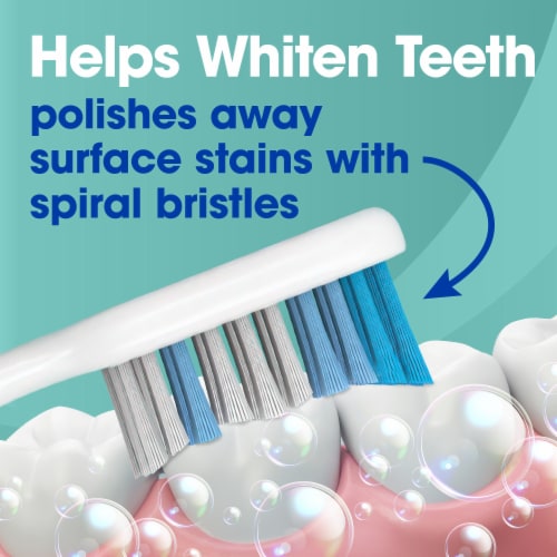 Kroger® Bright White™ Toothbrushes with Soft Bristles Perspective: back