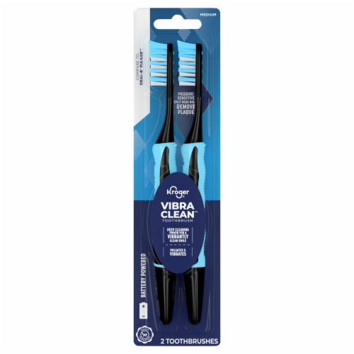 Kroger® VibraClean® Deep Cleaning Toothbrush with Medium Bristles Perspective: back