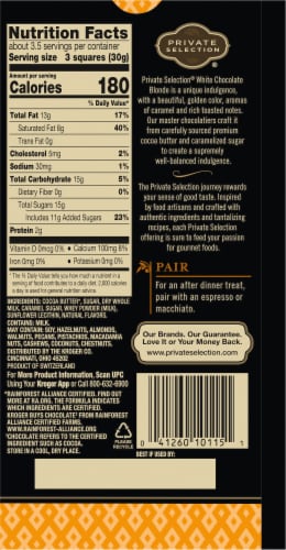 Private Selection® White Chocolate Blonde Swiss Bar Perspective: back