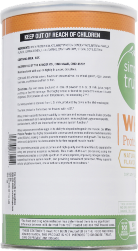 simple truth vanilla whey protein powder