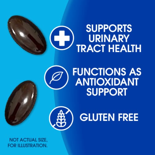 Kroger® Cranberry Extract With Vitamin C Capsules Perspective: back