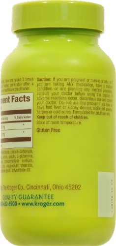 Kroger® L-Arginine Complex Tablets 420mg Perspective: back