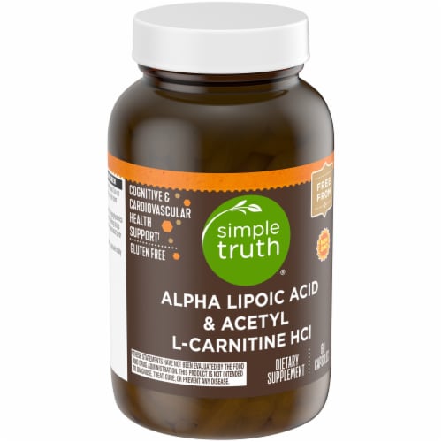 Simple Truth® Alpha Lipoic Acid & Acetyl L-Carnitine HCl Capsules Perspective: back